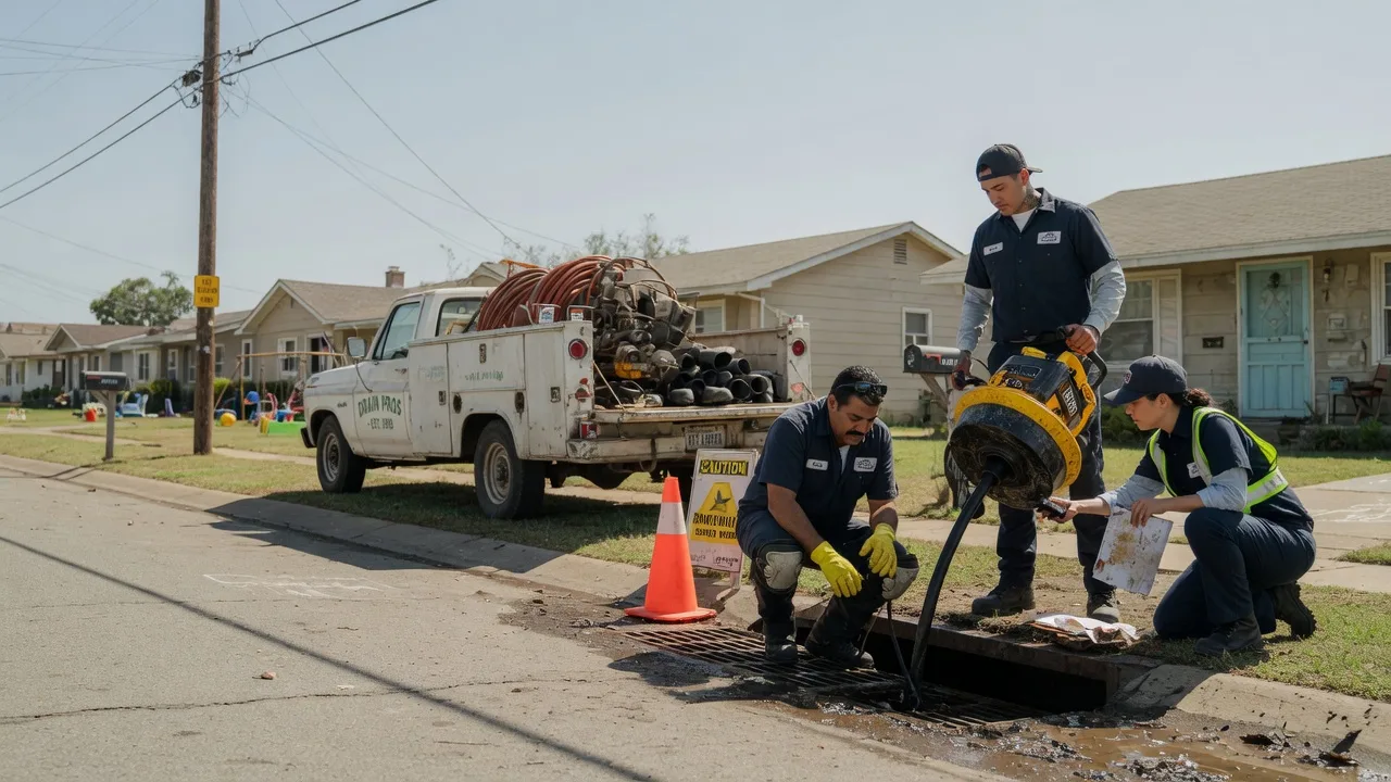 Drain Cleaning in Goodrich, TX near me
